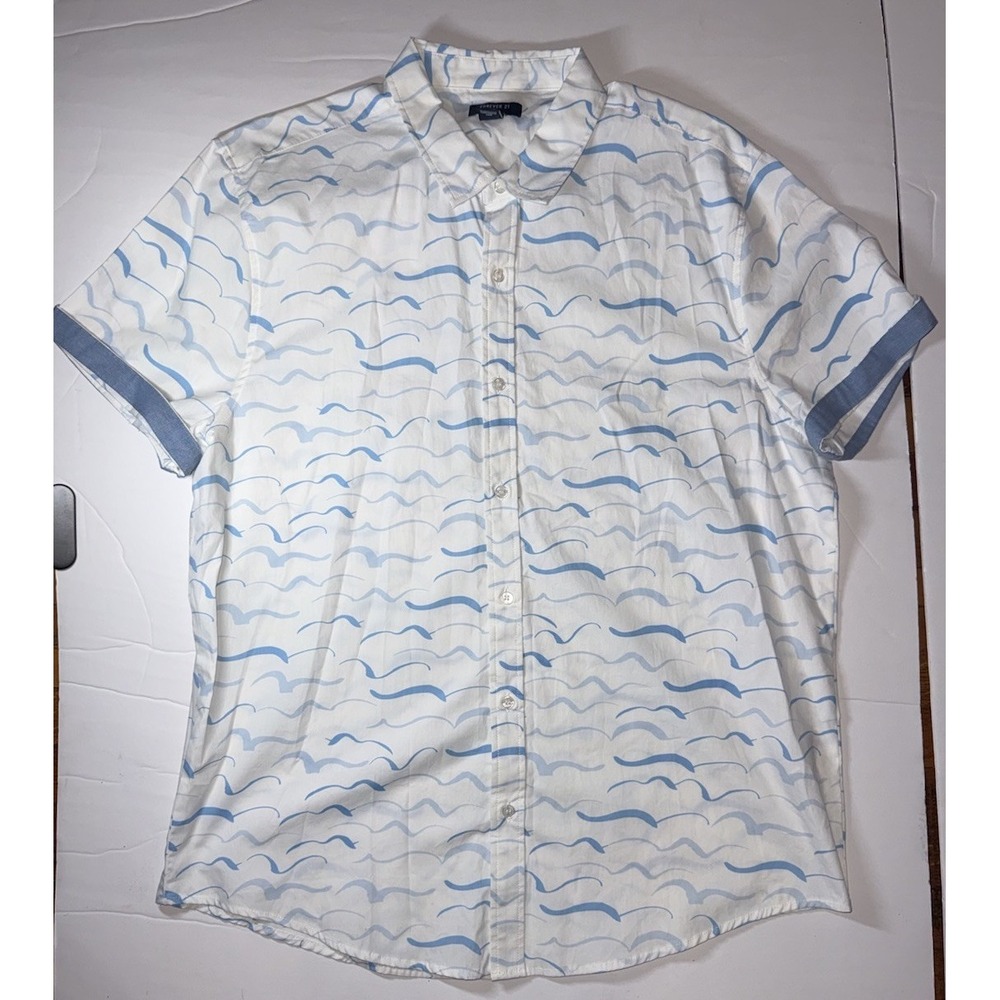 Forever 21 Men's Button-Down Shirt Size XL